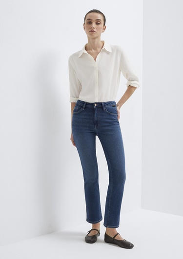  Mavi Kendra Gold Premium Gölgeli Koyu Mavi Jean Pantolon 10746A1552