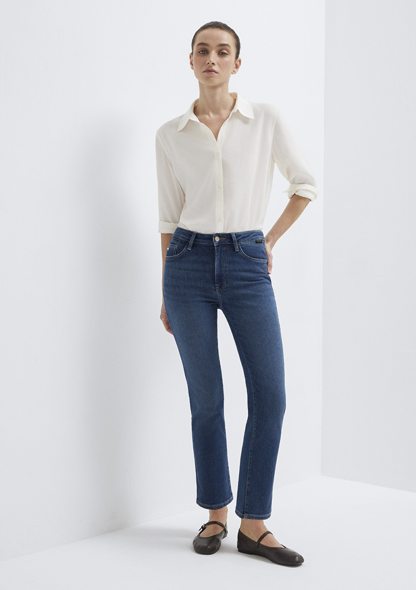  Mavi Kendra Gold Premium Gölgeli Koyu Mavi Jean Pantolon 10746A1552