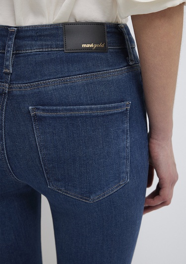  Mavi Kendra Gold Premium Gölgeli Koyu Mavi Jean Pantolon 10746A1552