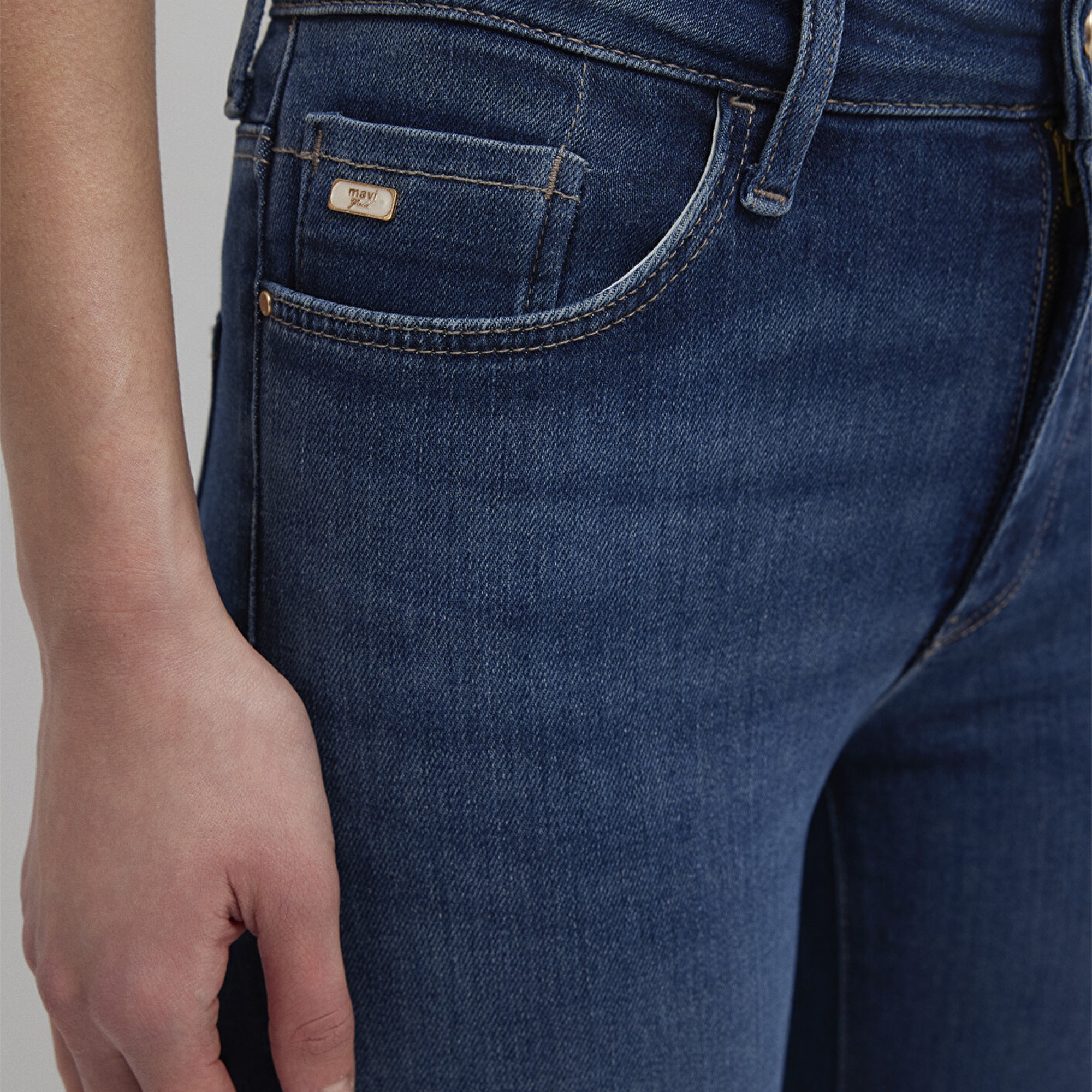 Mavi Kendra Gold Premium Gölgeli Koyu Mavi Jean Pantolon 10746A1552