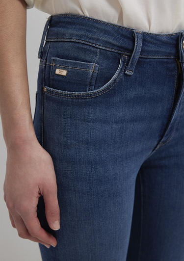  Mavi Kendra Gold Premium Gölgeli Koyu Mavi Jean Pantolon 10746A1552