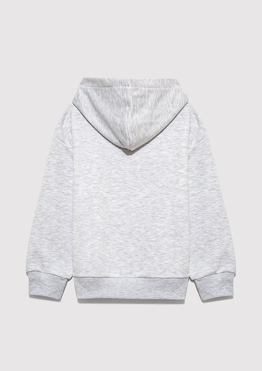  Mavi Mavi Logo Baskılı Gri Sweatshirt 6S10113-88467