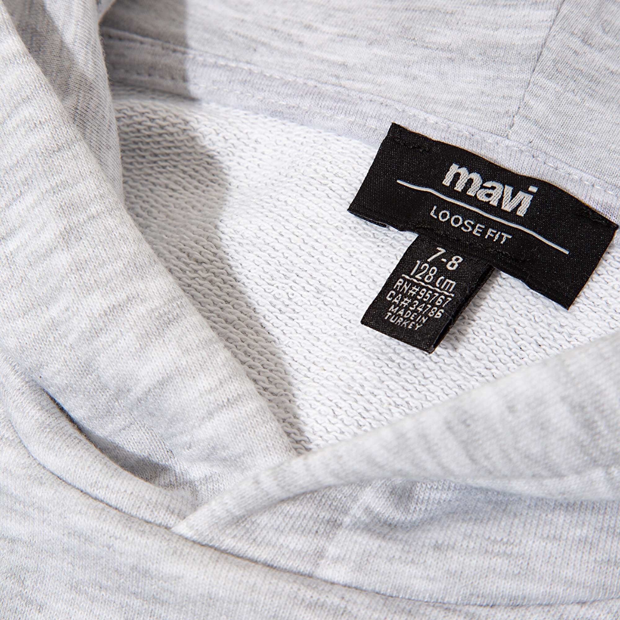 Mavi Mavi Logo Baskılı Gri Sweatshirt 6S10113-88467