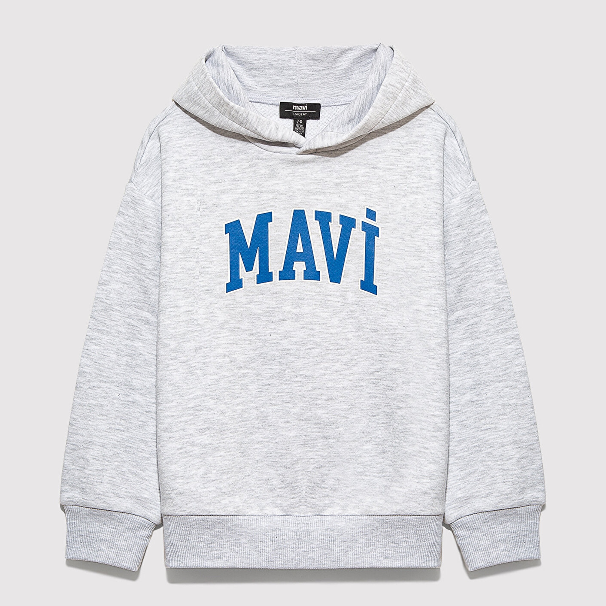 Mavi Mavi Logo Baskılı Gri Sweatshirt 6S10113-88467