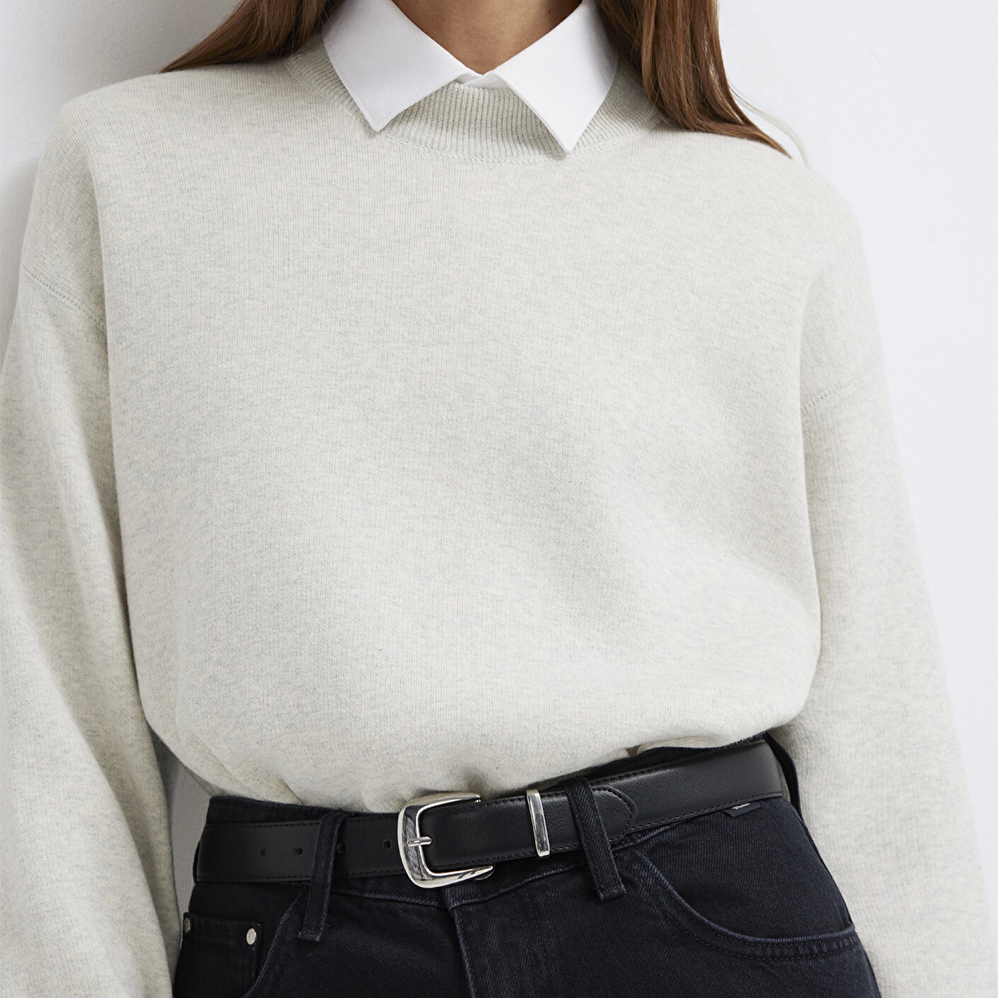 Mavi Siyah Suni Deri Kemer 1913837-900