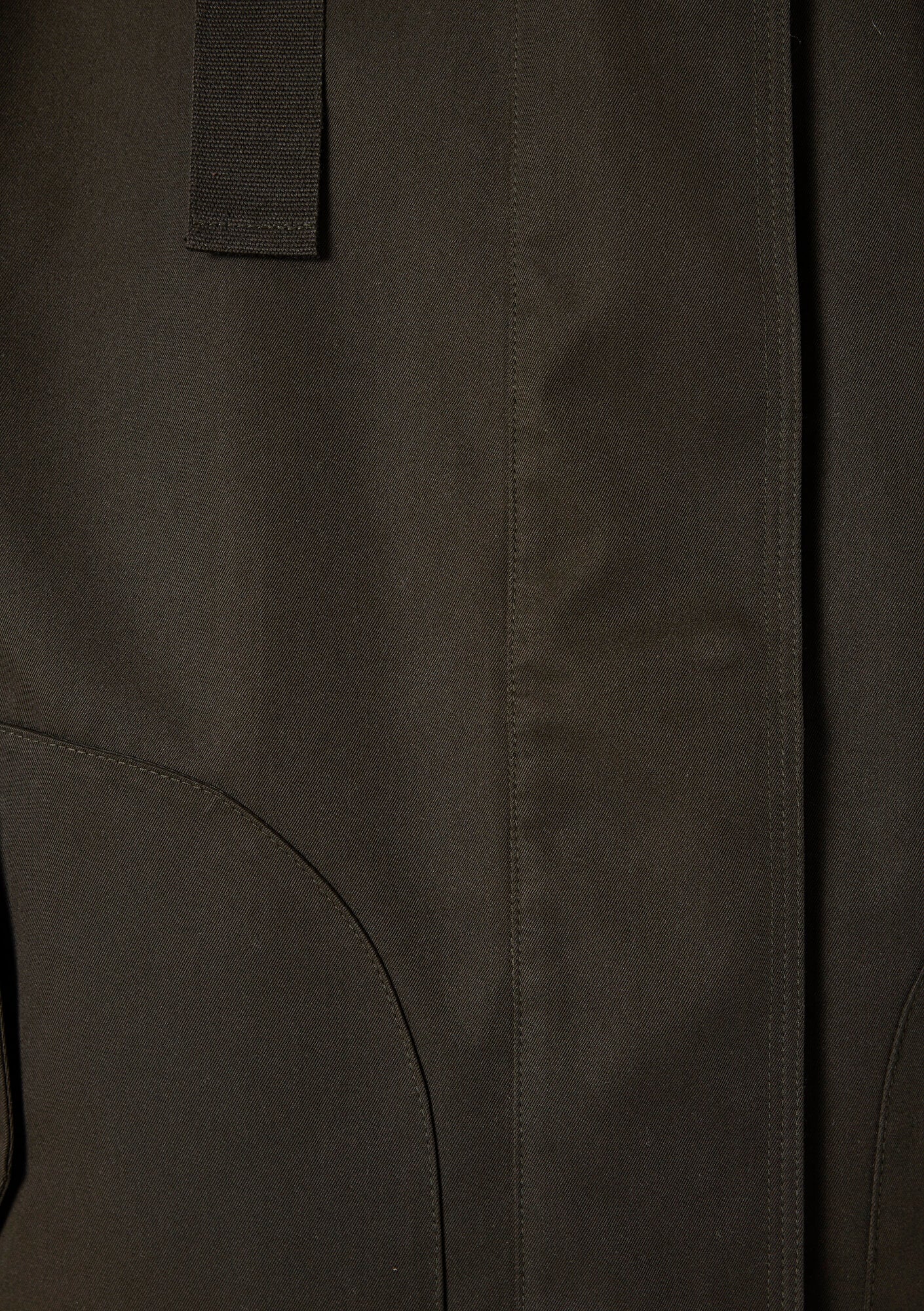 Mavi Kapüşonlu Haki Ceket Loose Fit / Bol Rahat Kesim 1110014-90707