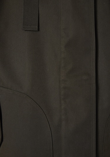  Mavi Kapüşonlu Haki Ceket Loose Fit / Bol Rahat Kesim 1110014-90707