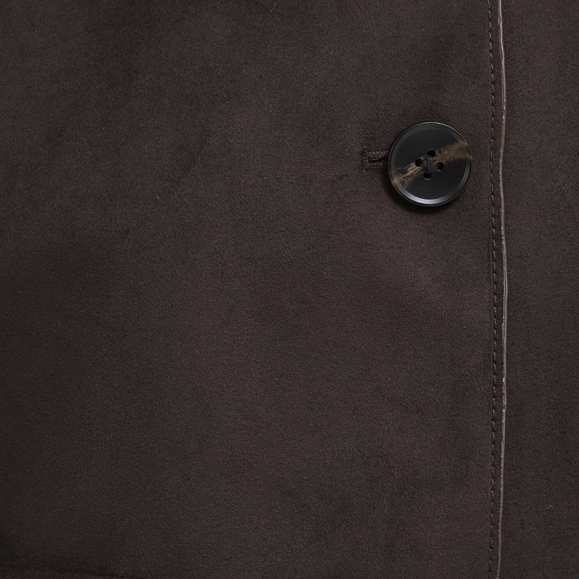 Mavi Kahverengi Suni Süet Ceket Regular Fit / Normal Kesim 1110829-70240