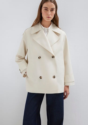  Mavi Ekru Trençkot 1110807-70056