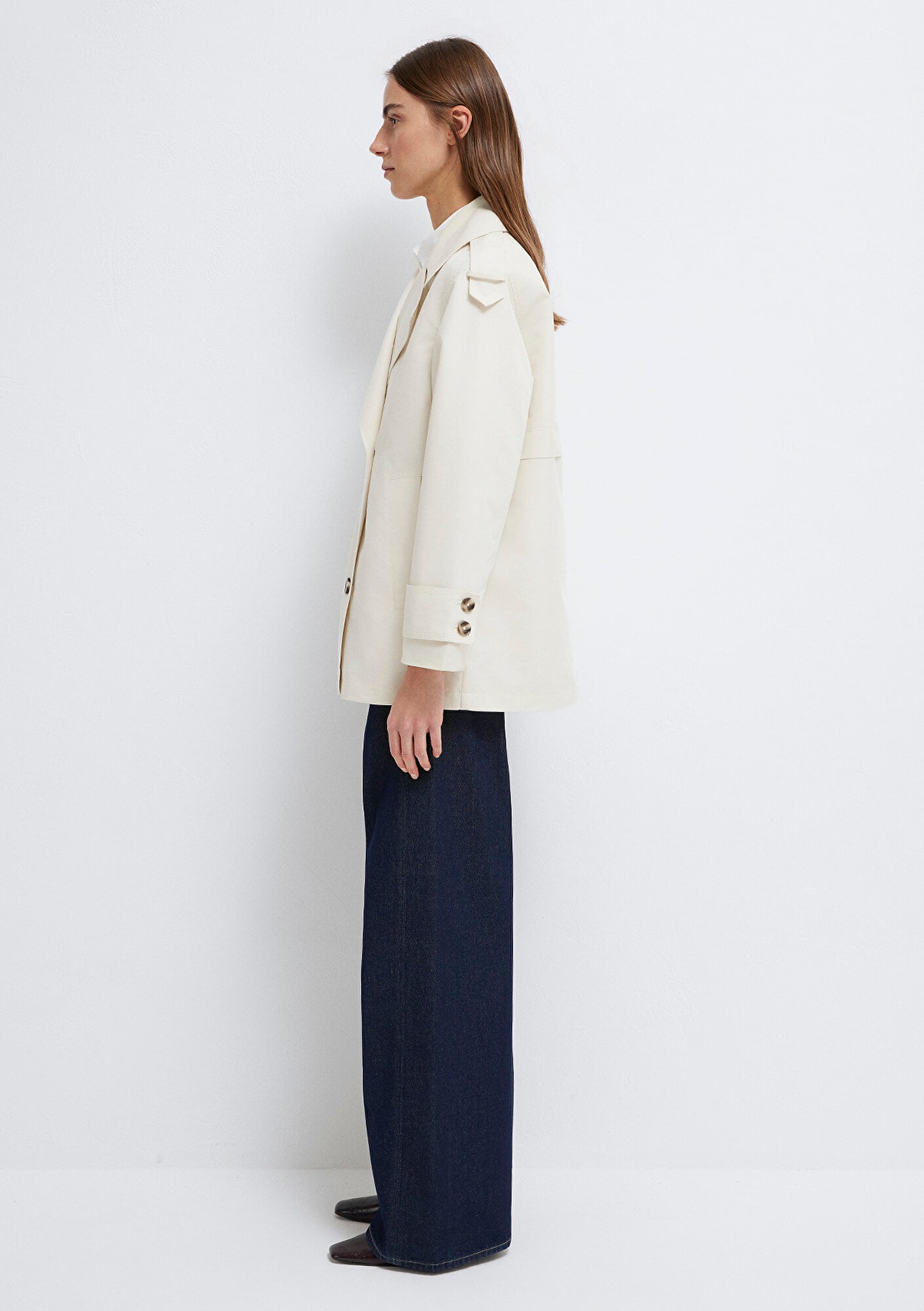 Mavi Ekru Trençkot 1110807-70056