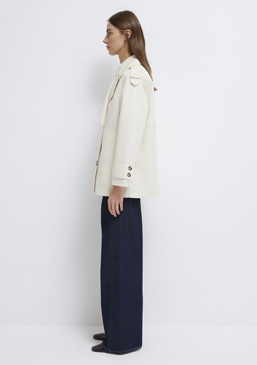  Mavi Ekru Trençkot 1110807-70056