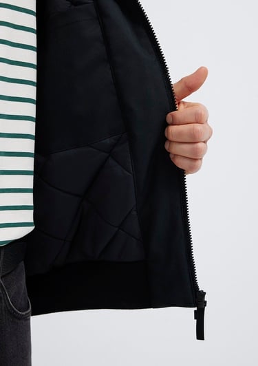  Mavi Mavi Logo Nakışlı Siyah Ceket 0110774-71379