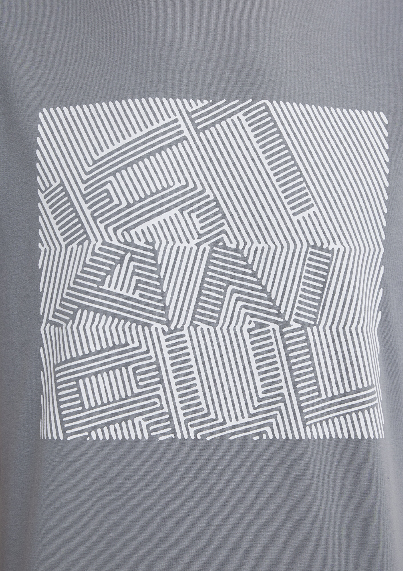 Mavi İstanbul Baskılı Gri Tişört Regular Fit / Normal Kesim 0612990-85550