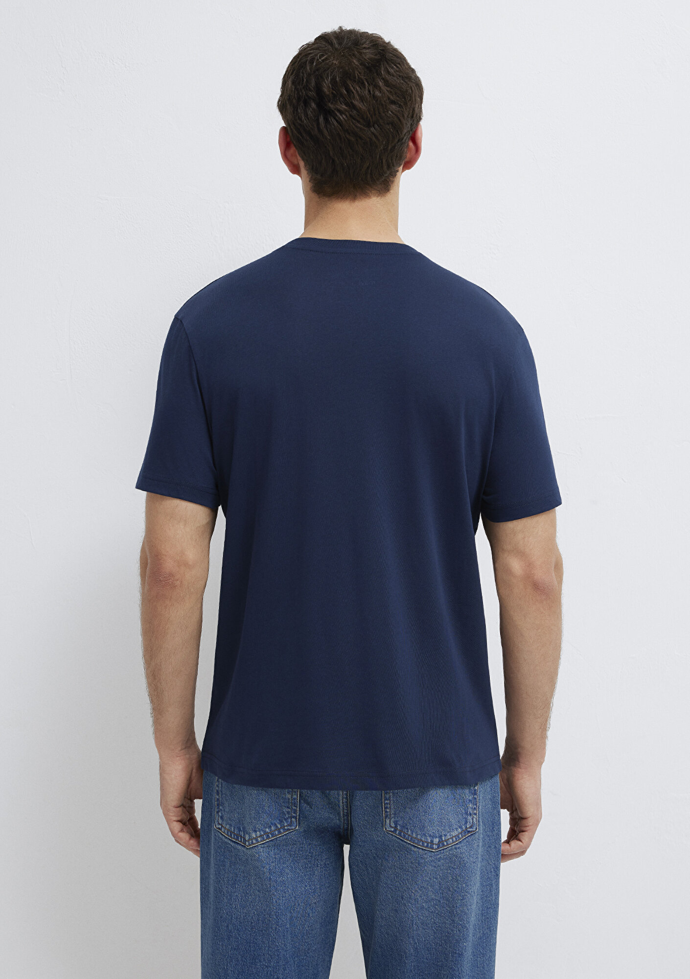 Mavi İstanbul Baskılı Lacivert Tişört Regular Fit / Normal Kesim 0612274-70497