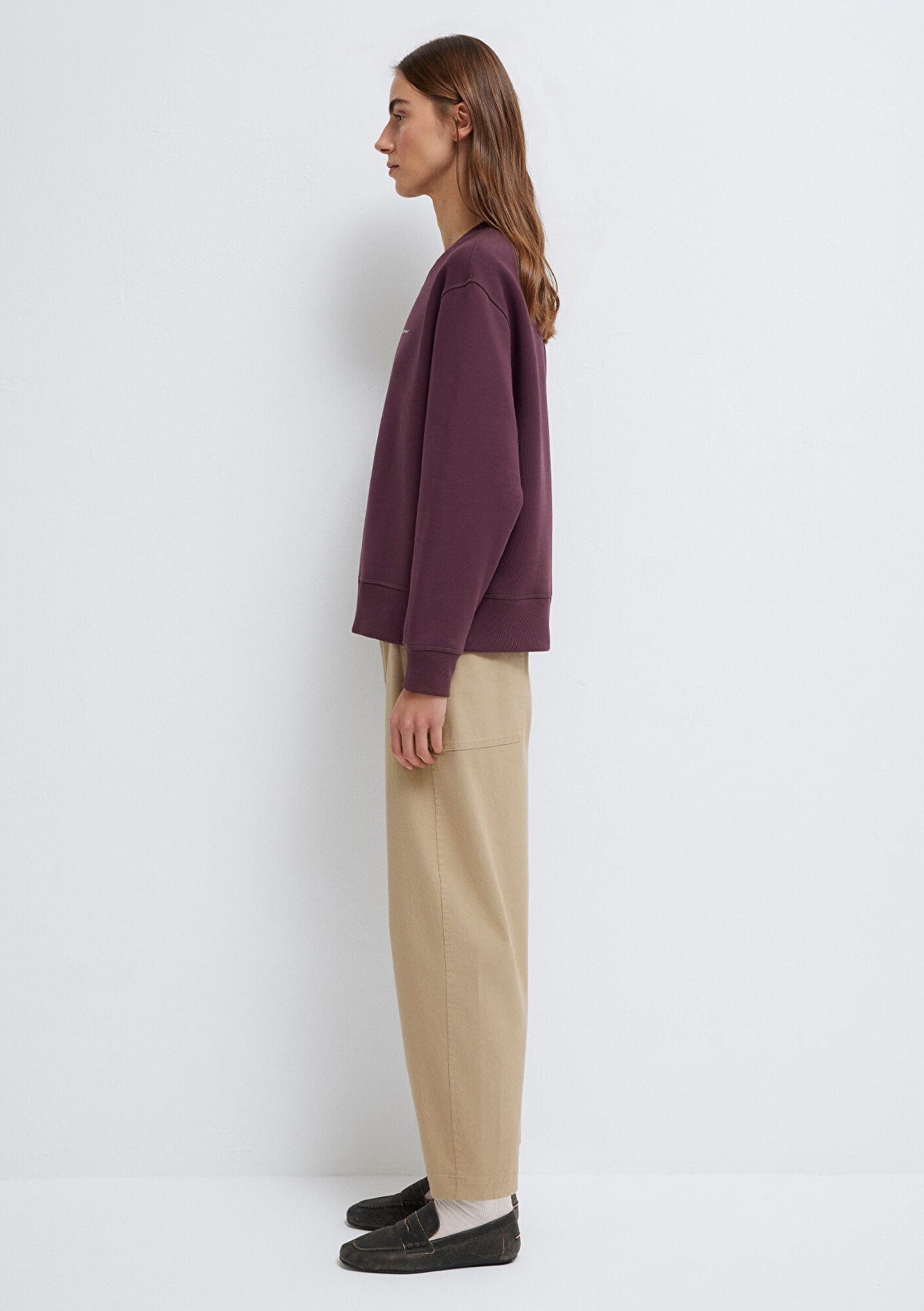 Mavi Mavi Denim Baskılı Bordo Sweatshirt 1S10525-70260