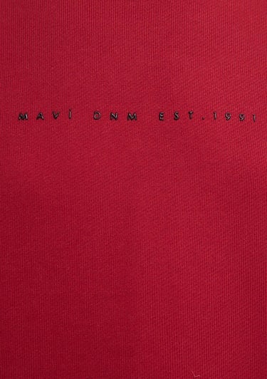  Mavi Mavi Denim Baskılı Kırmızı Sweatshirt 1S10525-70424