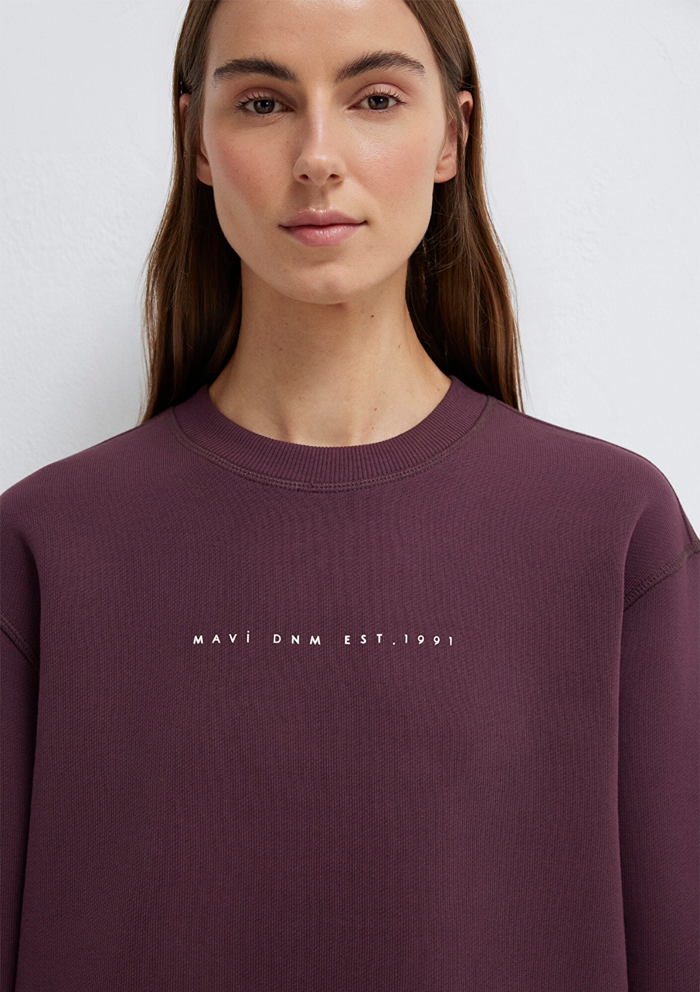 Mavi Mavi Denim Baskılı Bordo Sweatshirt 1S10525-70260