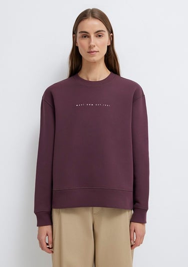  Mavi Mavi Denim Baskılı Bordo Sweatshirt 1S10525-70260