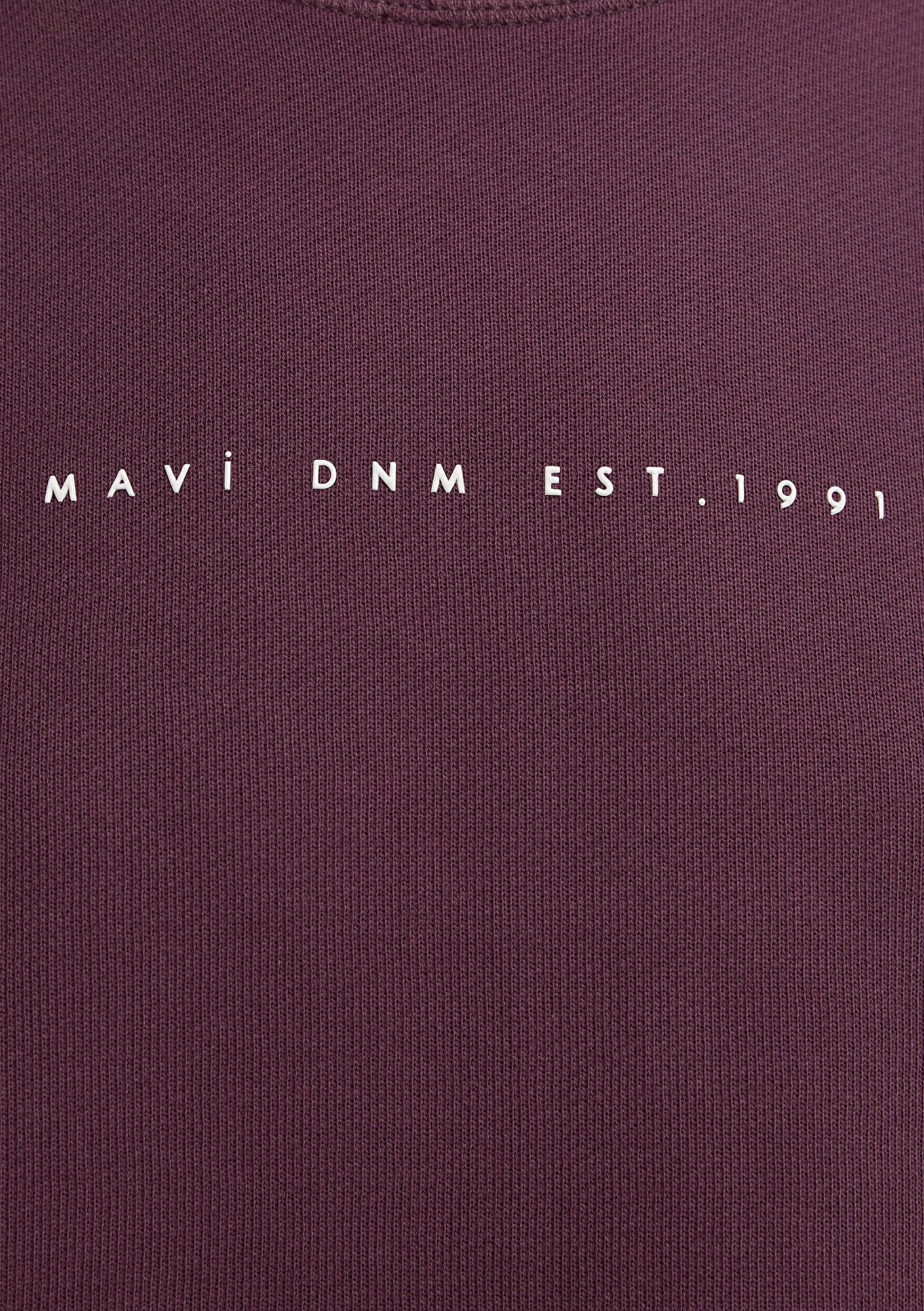 Mavi Mavi Denim Baskılı Bordo Sweatshirt 1S10525-70260