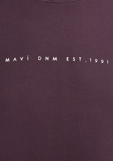  Mavi Mavi Denim Baskılı Bordo Sweatshirt 1S10525-70260
