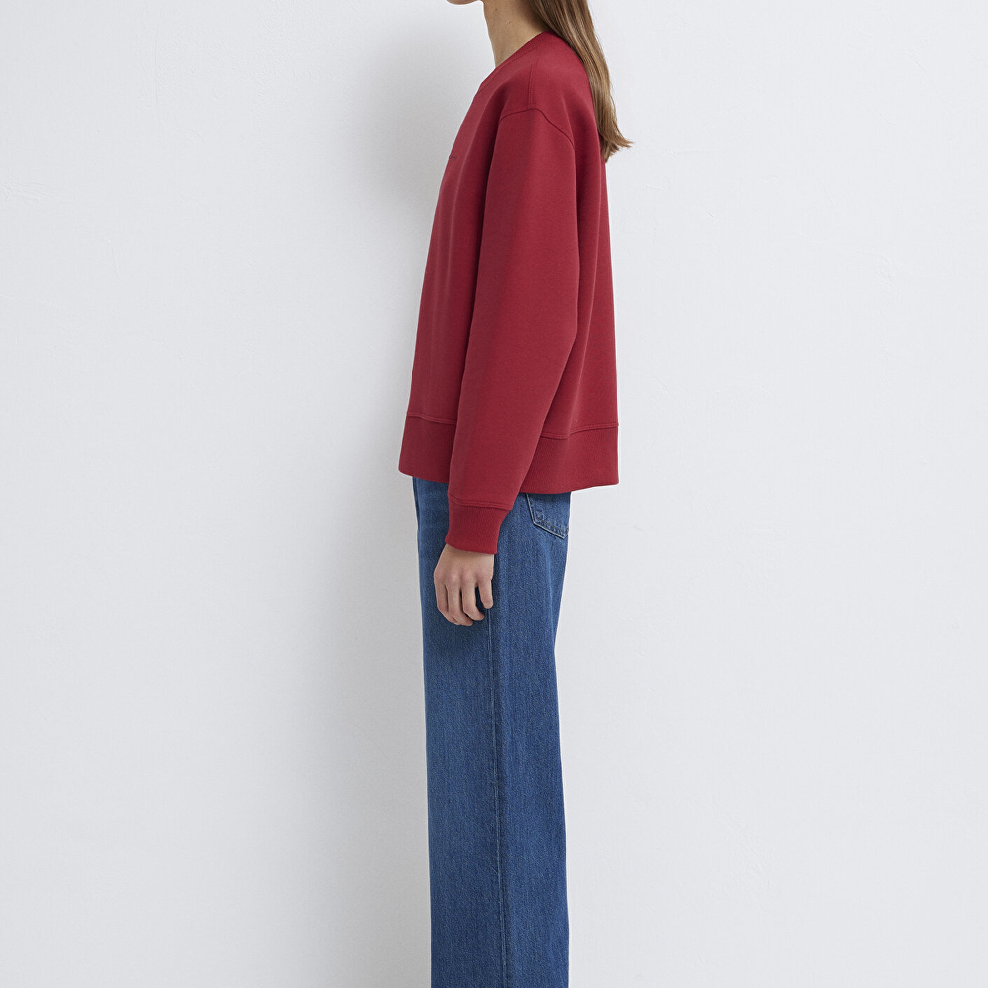 Mavi Mavi Denim Baskılı Kırmızı Sweatshirt 1S10525-70424