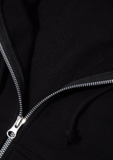  Mavi Mavi Logo Baskılı Kapüşonlu Siyah Sweatshirt 1S10531-900