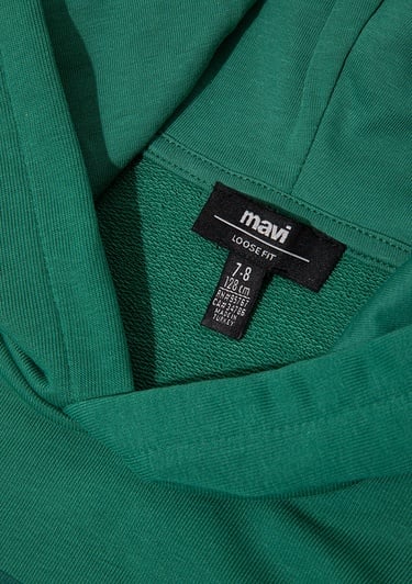  Mavi Mavi Logo Baskılı Yeşil Tişört 6S10143-71697