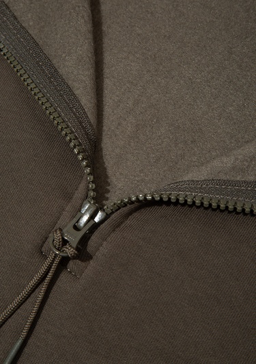  Mavi Yarı Fermuarlı Haki Basic Sweatshirt 0S10278-71553