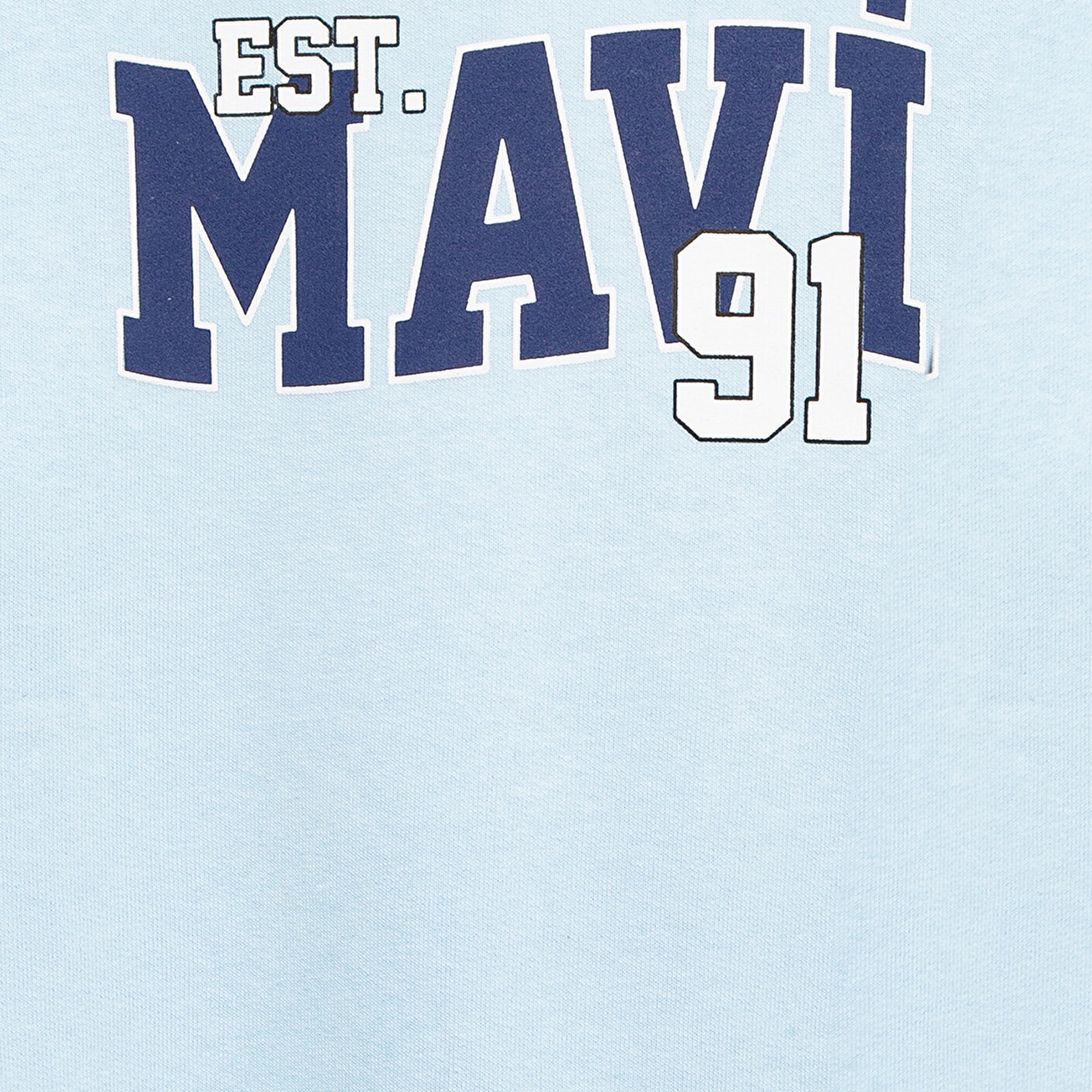 Mavi Mavi Logo Baskılı Mavi Tişört 6S10139-89314
