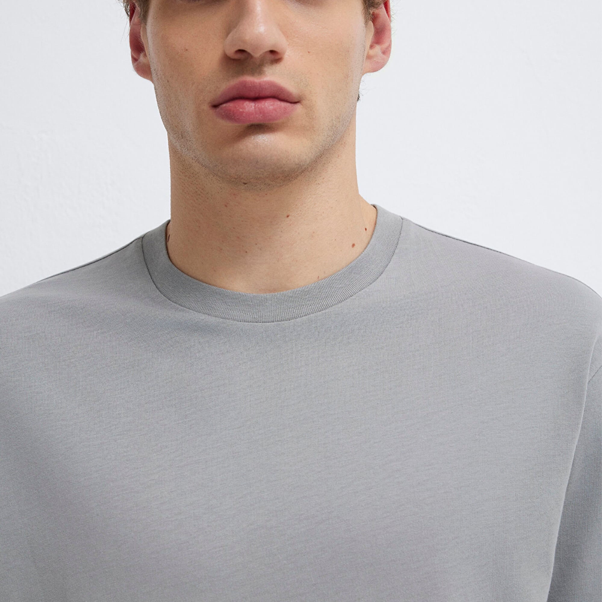 Mavi 2li Erkek Basic Tişört Loose Fit / Bol Rahat Kesim 0612317-90609