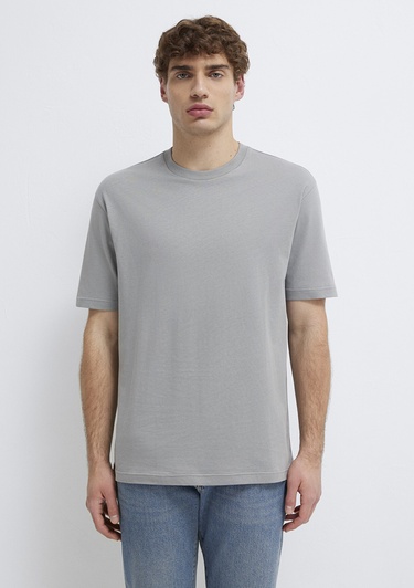  Mavi 2li Erkek Basic Tişört Loose Fit / Bol Rahat Kesim 0612317-90609