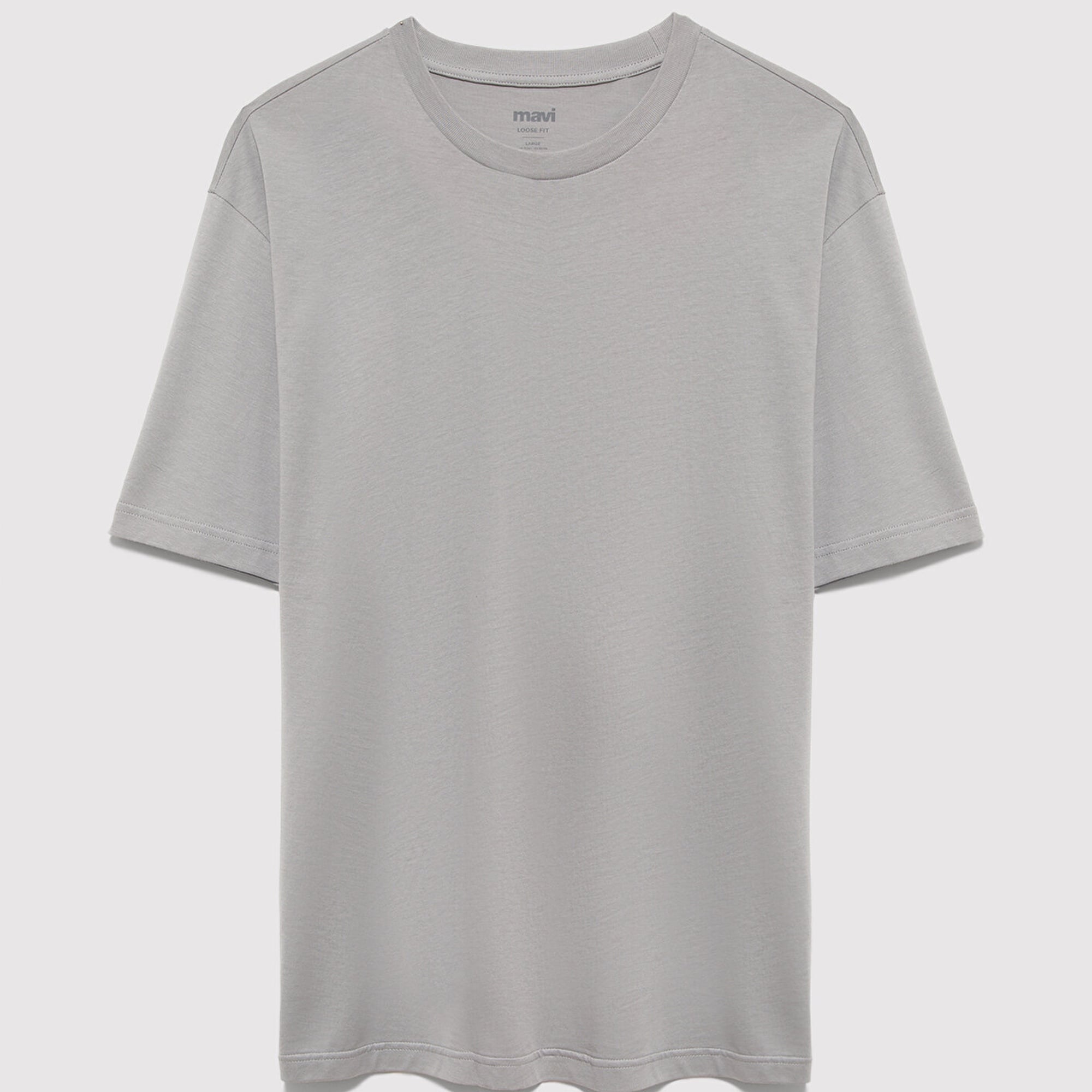 Mavi 2li Erkek Basic Tişört Loose Fit / Bol Rahat Kesim 0612317-90609