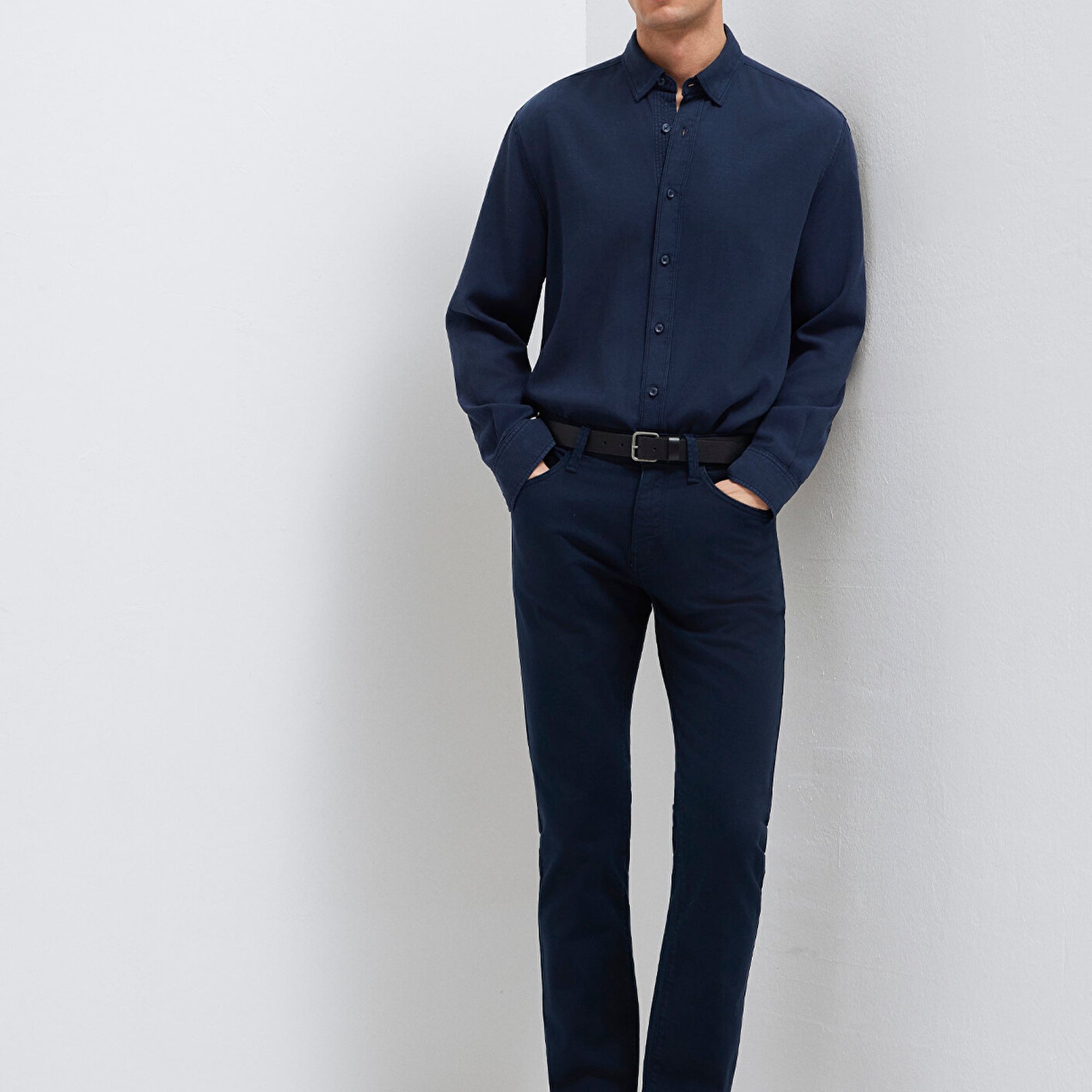 Mavi Jake Lacivert Gabardin Pantolon 0042290682