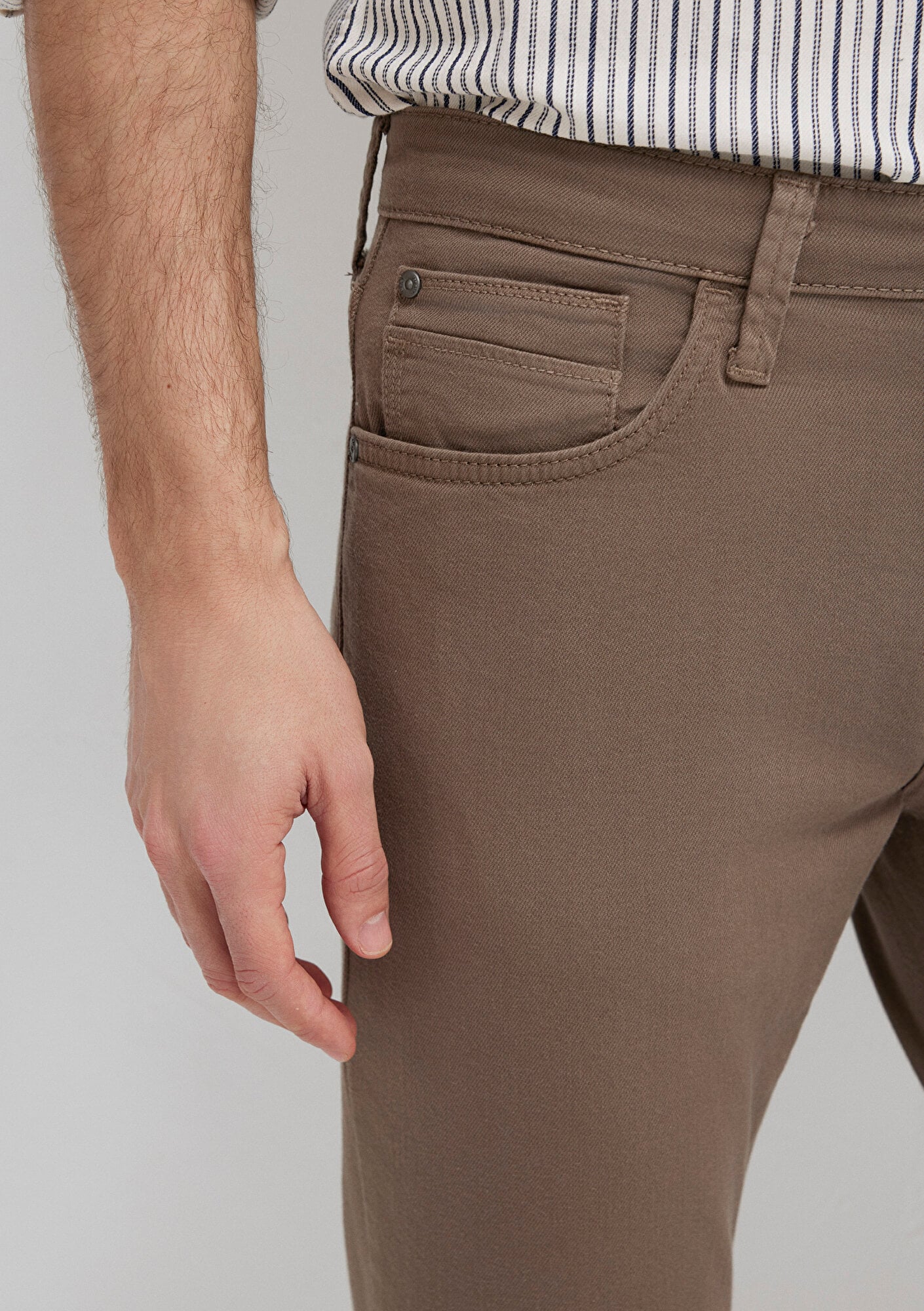 Mavi Jake Kahverengi Gabardin Pantolon 00422A2788