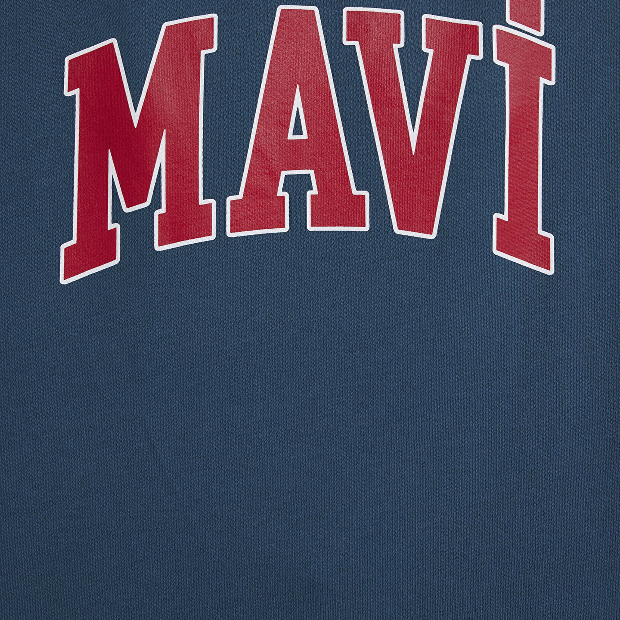 Mavi Mavi Logo Baskılı Mavi Tişört Oversize / Geniş Kesim 1600843-70771