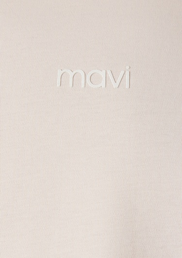  Mavi Mavi Logo Baskılı Pembe Tişört Regular Fit / Normal Kesim 1612829-71121