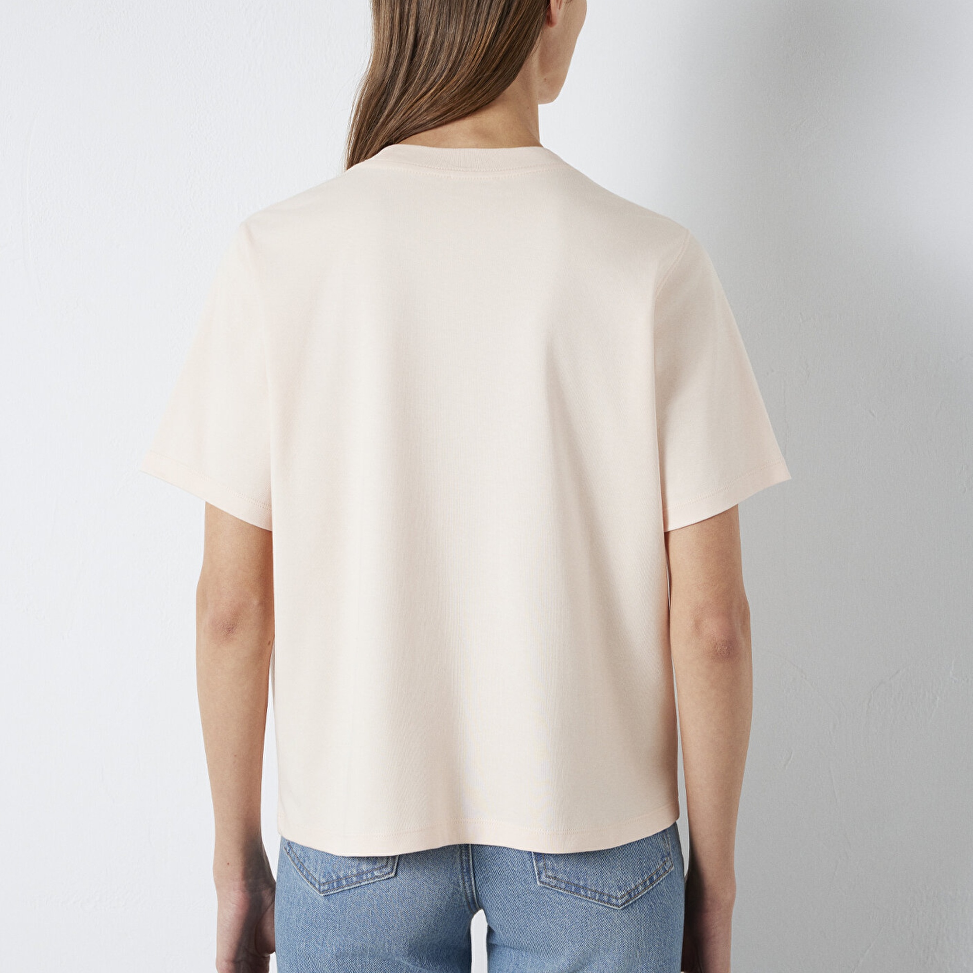 Mavi Mavi Logo Baskılı Pembe Tişört Regular Fit / Normal Kesim 1612829-71121