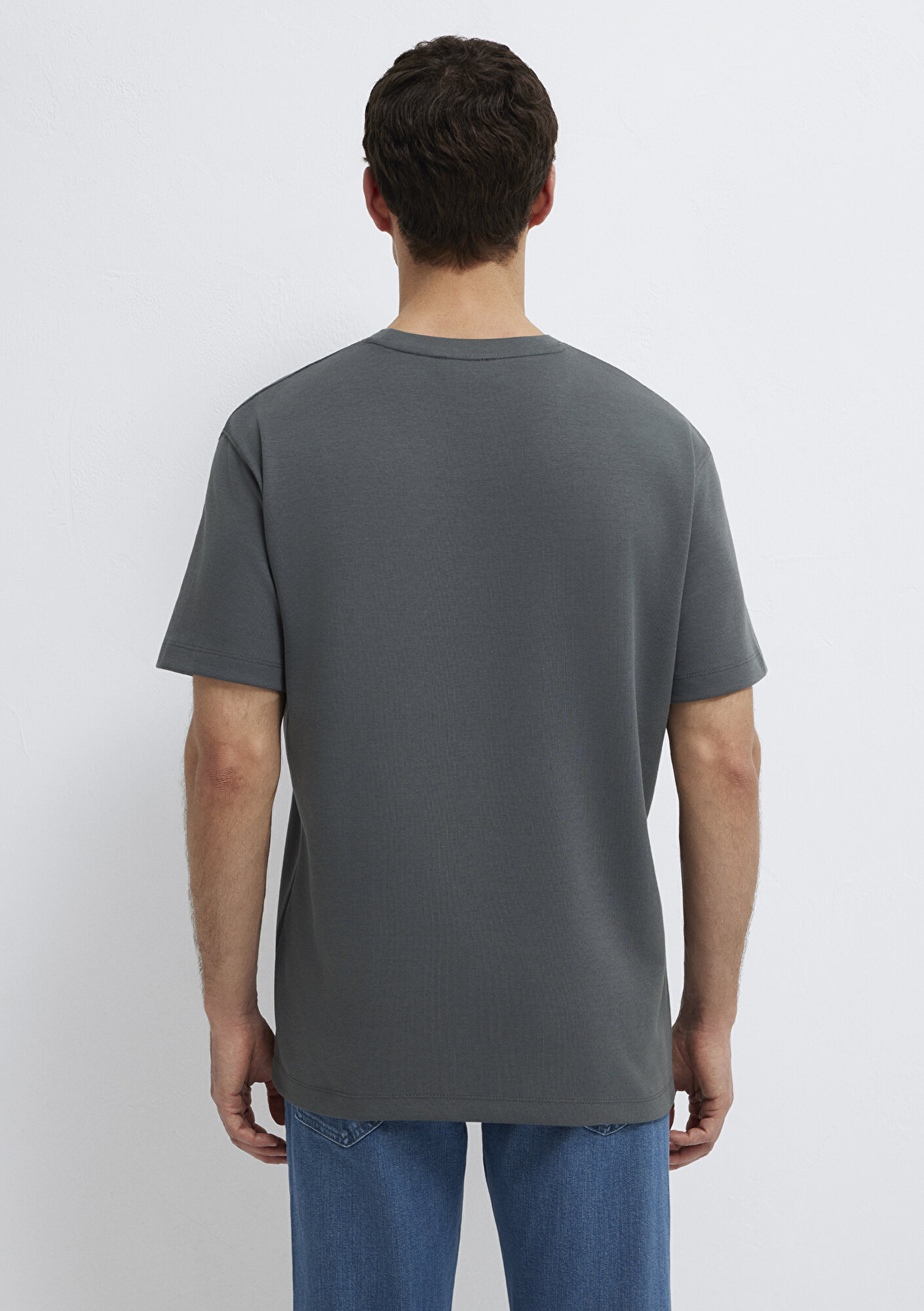 Mavi Mavi Black Siyah Gri Tişört Loose Fit / Bol Rahat Kesim 0612731-70088