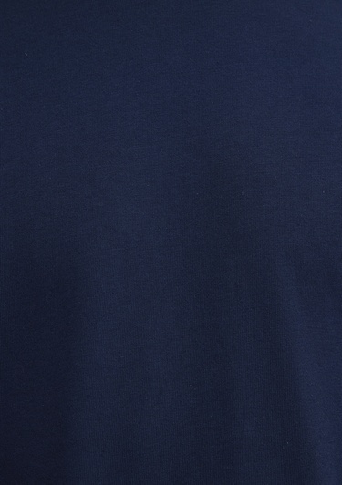  Mavi Lacivert Basic Tişört Oversize / Geniş Kesim 0613113-82318