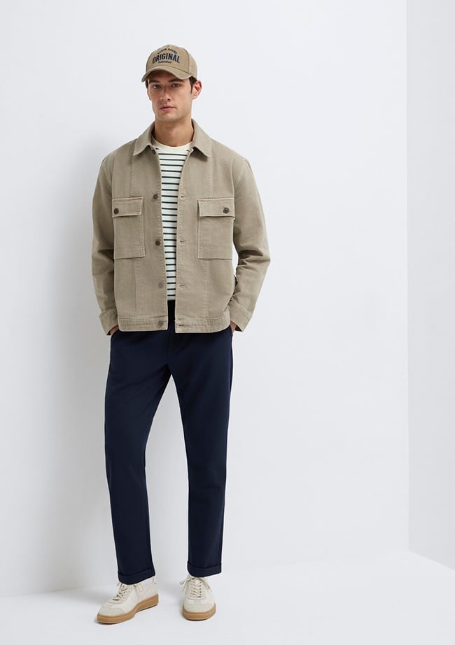  Mavi Lacivert Örme Pantolon 0010460-86623