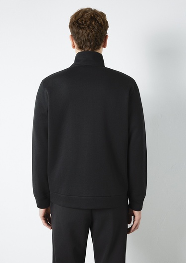  Mavi Mavi Black Fermuarlı Siyah Sweatshirt 0S10527-900