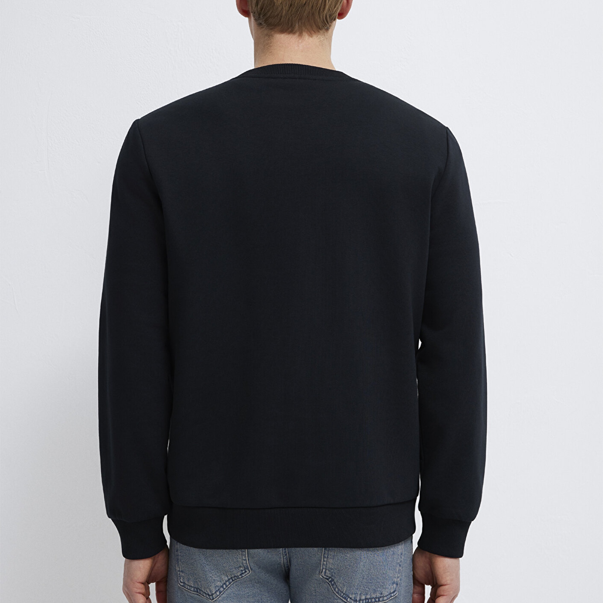 Mavi Mavi Black Bisiklet Yaka Siyah Sweatshirt 0S10528-900
