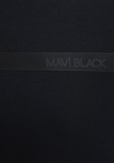  Mavi Mavi Black Bisiklet Yaka Siyah Sweatshirt 0S10528-900