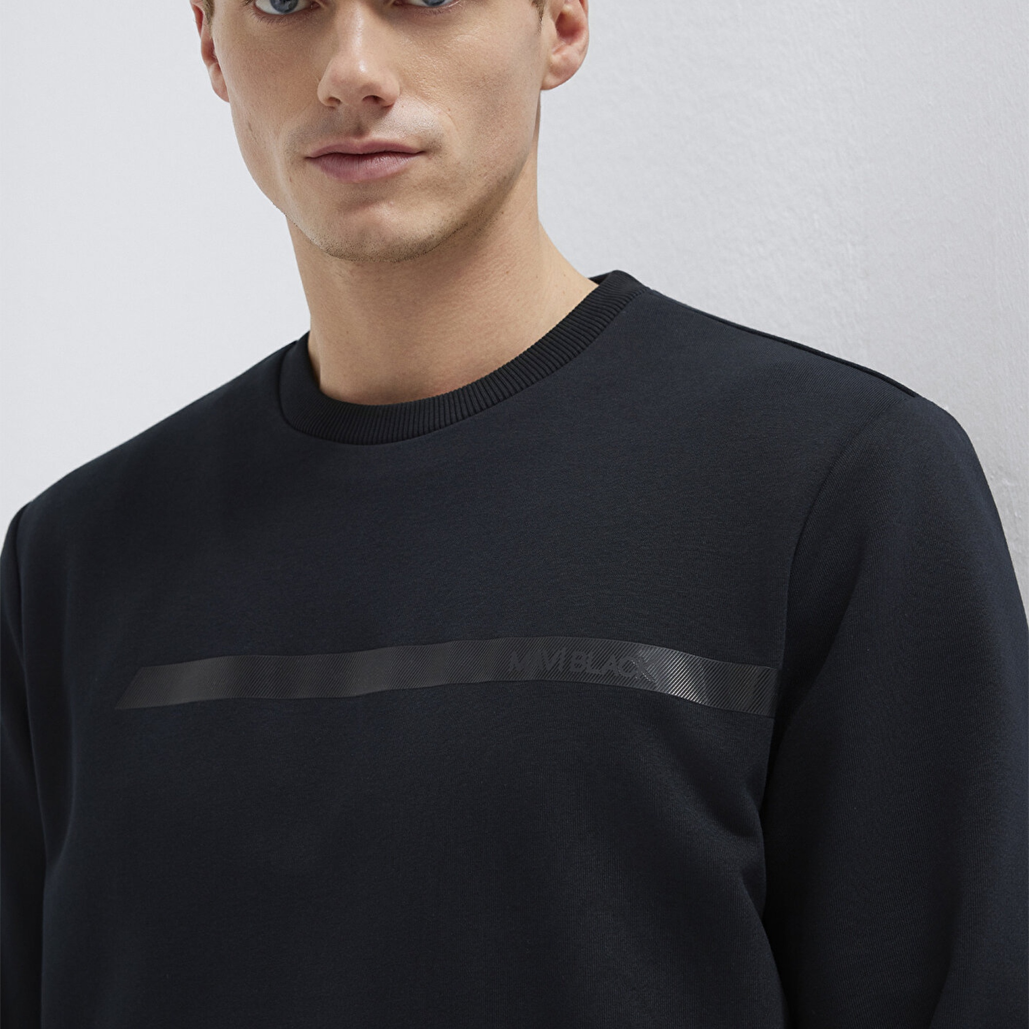 Mavi Mavi Black Bisiklet Yaka Siyah Sweatshirt 0S10528-900