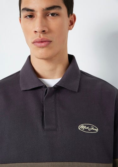  Mavi Mavi Jeans Nakışlı Polo Yaka Antrasit Sweatshirt 0S10575-70101