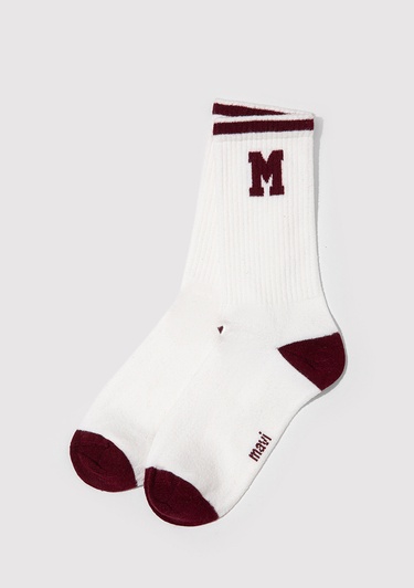  Mavi 2li Mavi Logo Detaylı Soket Çorap 1913258-20814