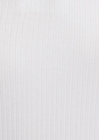  Mavi Uzun Kollu Düğme Detaylı Ekru Tişört Slim Fit / Dar Kesim 1613756-70057