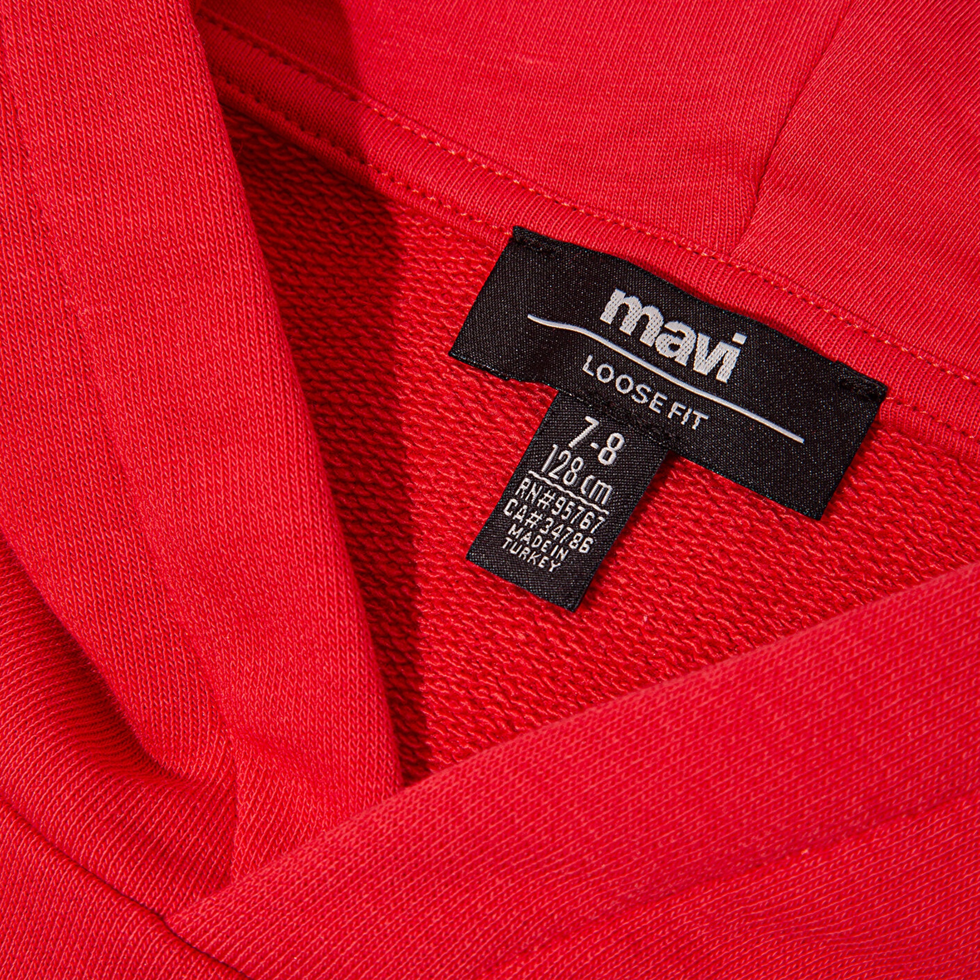 Mavi Mavi Logo Baskılı Kırmızı Tişört 6S10139-70478