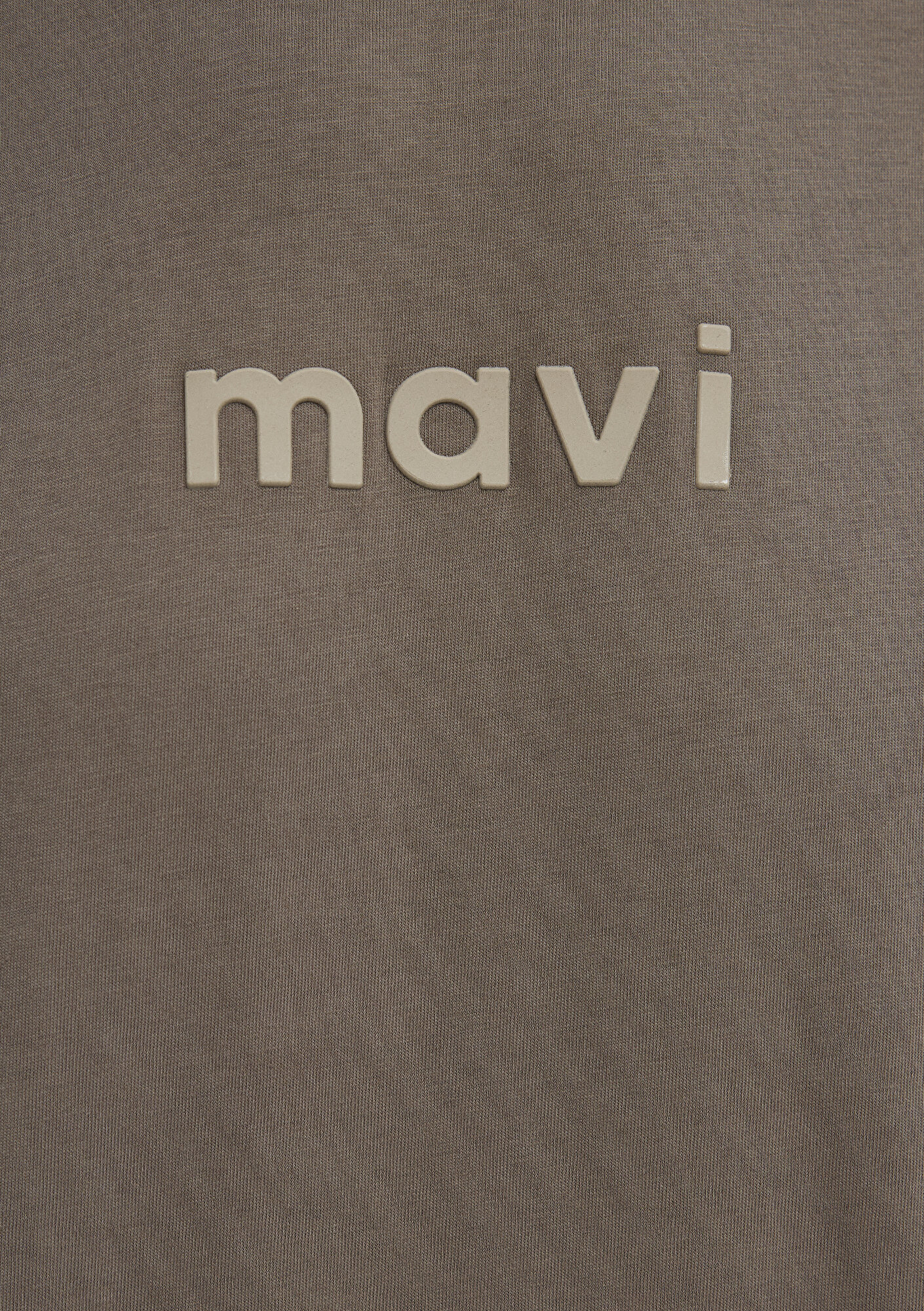 Mavi Mavi Logo Baskılı Kahverengi Tişört Regular Fit / Normal Kesim 0612732-83866