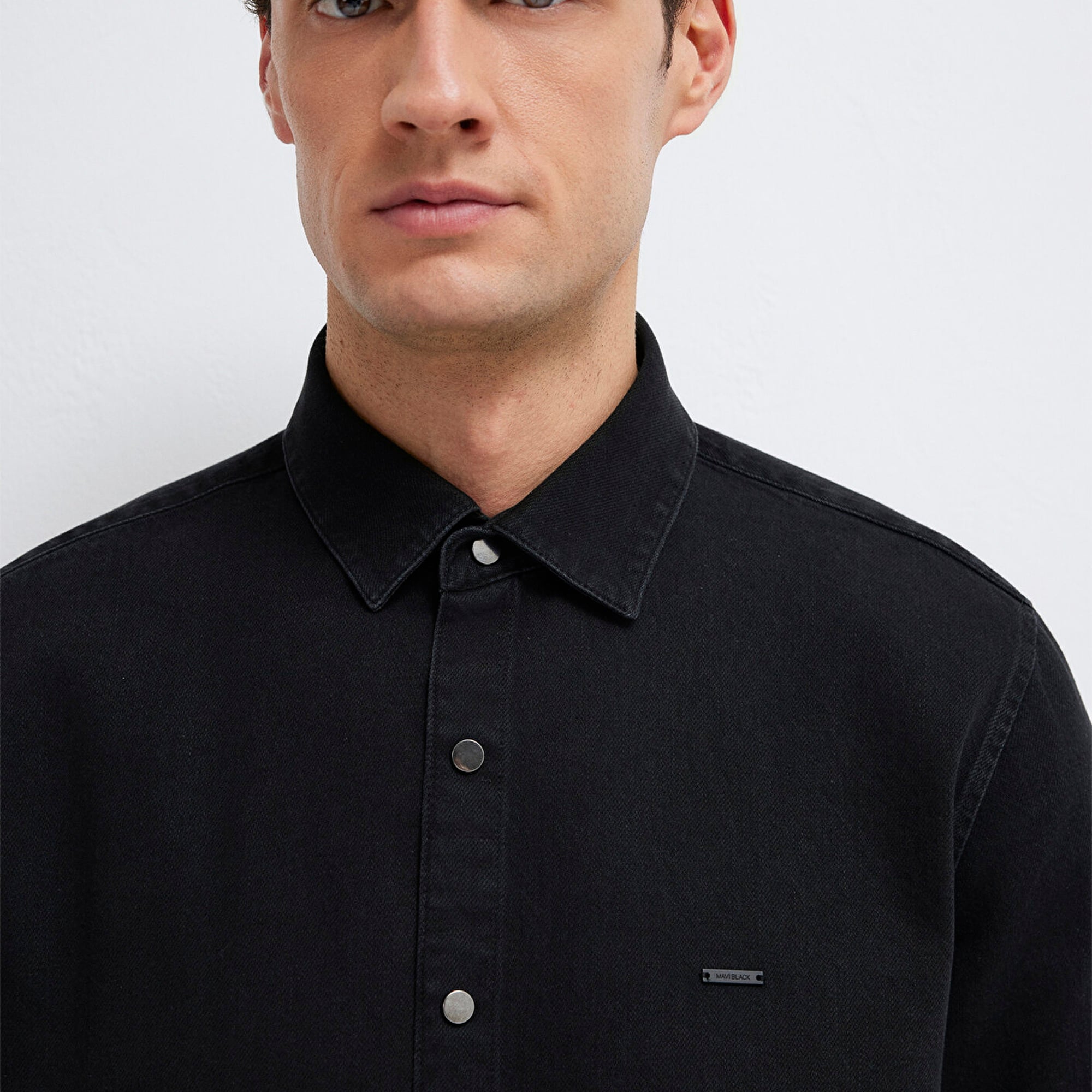 Mavi Mavi Black Siyah Gömlek Regular Fit / Normal Kesim 0211865-90850